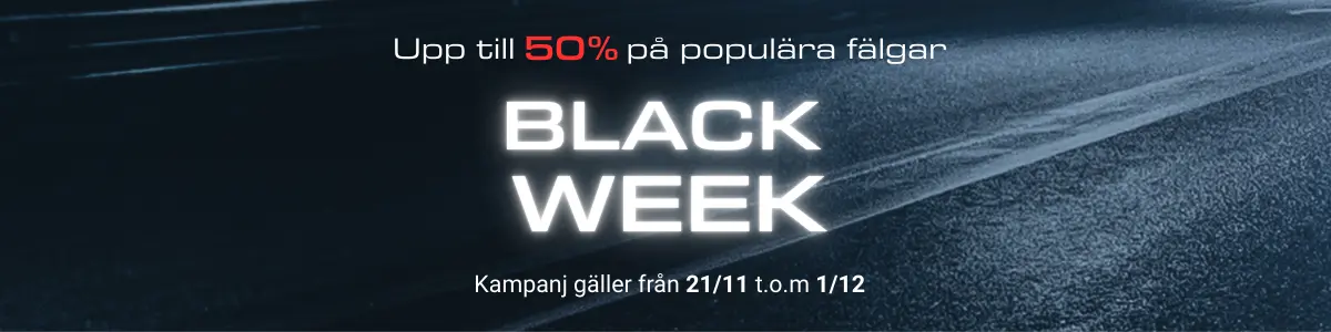 Black Week on rims